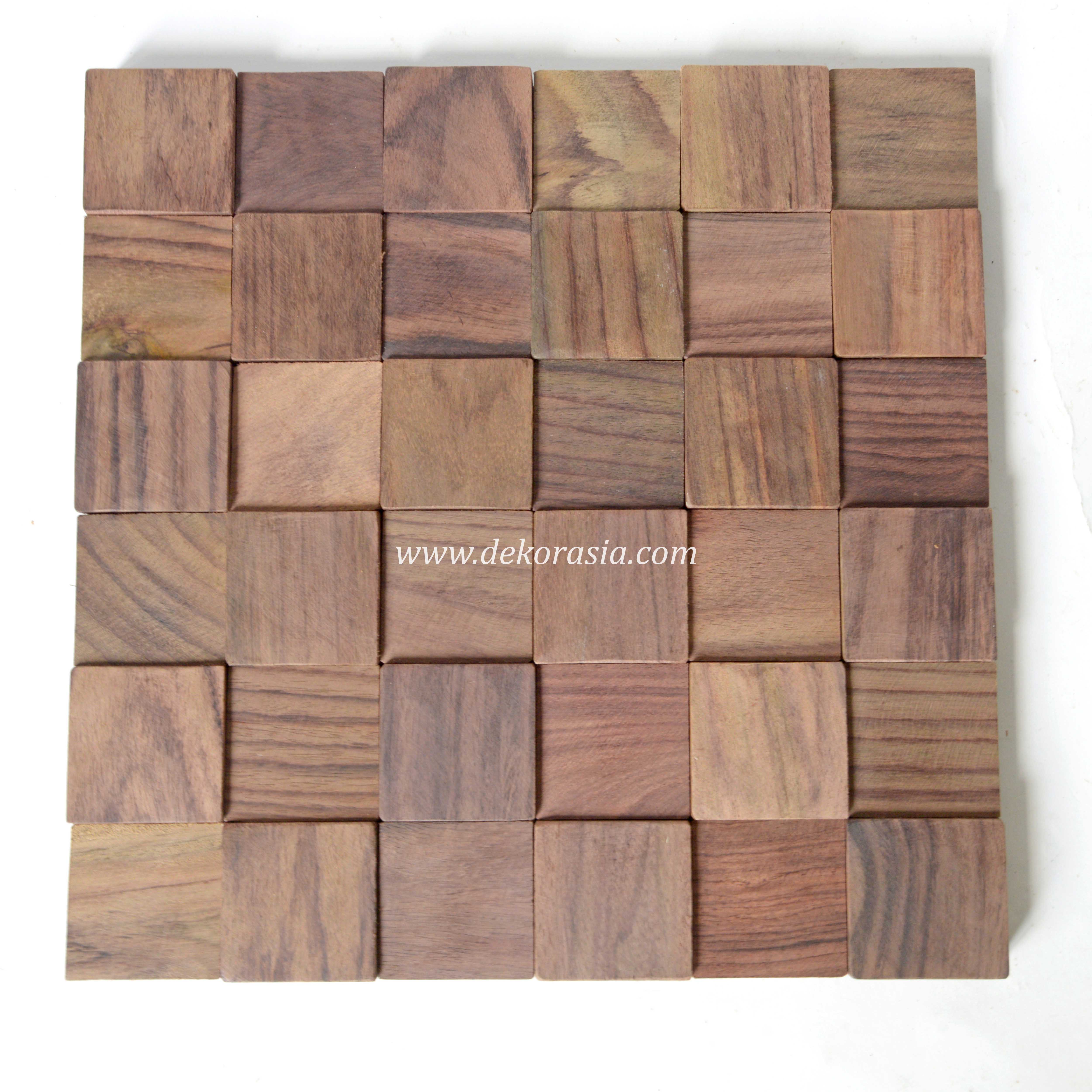 Wood Wall Cladding Cube Rosewood, Interior Wood Wall Cladding